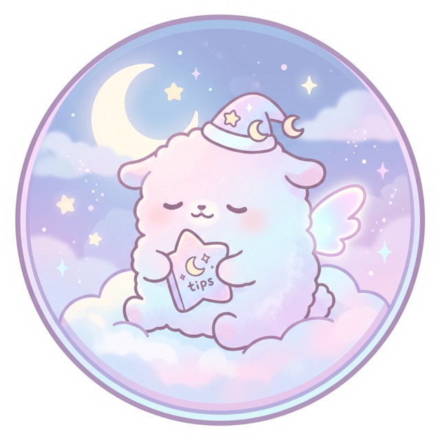 星の本を抱えて雲の上にすわるねむりん